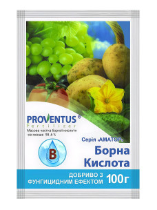 Удобрение Борная кислота, 100 г Провентус