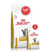 Диетический сухой корм Royal Canin Urinary S/O с мясом птицы при заболеваниях нижних мочевыводящих путей кошек, 1.5 кг + 400 г в подарок