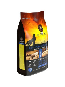 Сухий корм для дорослих собак усіх порід Ambrosia Grain Free Dog Adult Lamb & Fresh Salmon ягня і свіжий лосось, 2кг 583882
