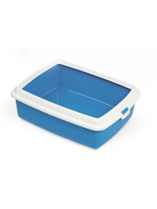 Туалет для кішок з рамкою Hydra Maxi Blue 50x40x16,5 см