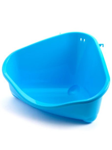 Туалет угловой для грызунов Moderna Pets Corner, голубой, 49 х 34,6 х 26 см, R300119