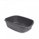 Туалет для котів Природа Comfort М, 41 см х 30 см х 13,5 см, колір сірий, PR241699