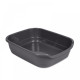 Туалет для котів Природа Comfort L, 49 см х 39 см х 15 см, колір сірий, PR 241698