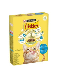 Сухой корм для кошек Friskies с лососем и овощами 300г