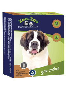 Витаминизированные лакомства для собак ZOO-ZOO для суставов с коллагеном, 90 таб