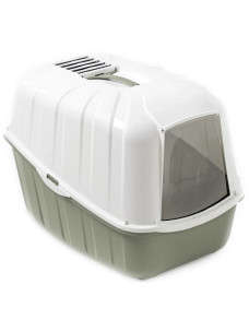 Туалет для котів KOMODA GREEN (Італія), бокс із фільтром, зелений, 54 х 39 х 40 см