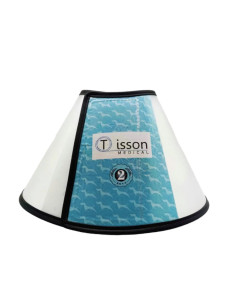 Конус послеоперационный воротник для животных на липучке №2 45-46 см/18 см Tisson Medical