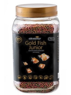 Корм Аквариус Gold Fish Junior меню для молодежи золотых рыб, мини-пеллеты, 250г