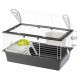 Клітка для морських свинок Ferplast Casita 80 78х48х50 см чорна з будиночком Ферпласт
