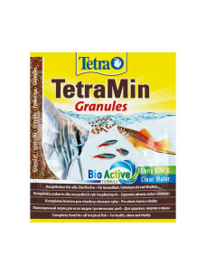 Корм для акваріумних риб TetraMin Granules15г гранули основний корм