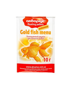 Корм Аквариус Gold Fish Menu для золотых рыбок в палочках 10 г