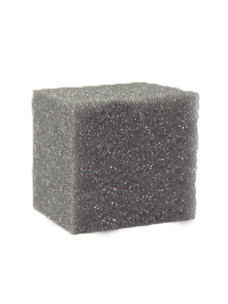 Мочалка для фильтра квадрат малый 10х10х10 см гладкая