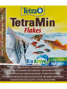 Корм для аквариумных рыб TETRA MIN 12гр хлопья основной корм