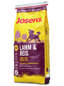 Сухий корм Josera (Йозера) Lamb & Rice з м’ясом ягня та рисом для собак з нормальною або зниженою потребою в енергії, 12,5 кг