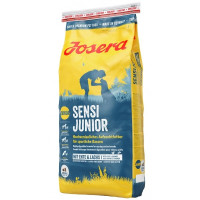 Полнорационный сухой корм Josera (Йозера) Sensi Junior с уткой и лососем для юниоров средних и крупных пород с чувствительным пищеварением, 12,5 кг