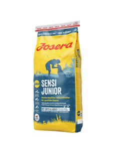 Повнораціонний сухий корм Josera (Йозера) Sensi Junior з качкою та лососем для юніорів середніх і великих порід з чутливим травленням 12,5 кг