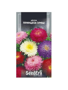 Насіння Квіти Айстра 0,25г Принцеса суміш SeedEra