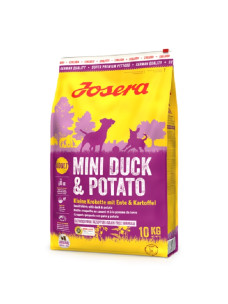 Повнораціонний сухий корм Josera (Йозера) Mini Duck & Potato з качкою та картоплею для собак малих порід, 10 кг
