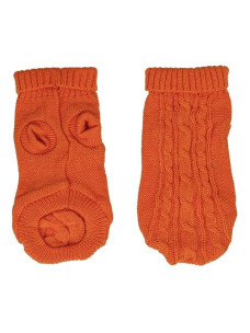 Свитер вязка оранжевый размер М Д-27см ОГ-34см