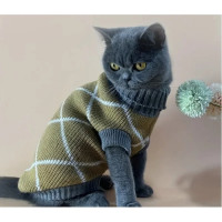 Свитер М вязка Ромб коричневый ОГ-25 ОШ-21 Д-26см