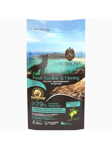 Сухой корм для щенков всех пород Ambrosia Mediterranean Diet Puppy Fresh Sardine & Herring с сардиной и сельдью, 100 г
