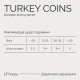 Лакомство Savory Puppy Coins With Turkey монетки с индейкой для щенков 100г