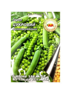 Семена Горох 50г овощной Сахарный среднеранний Кращий Урожай