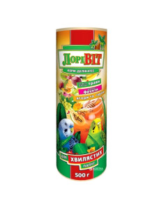 Корм для волнистых попугаев ЛориВит Корм-Деликатес 500 г