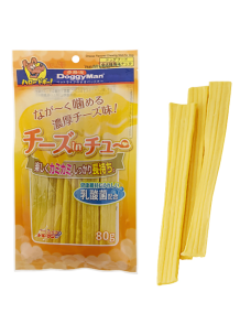 Жувальні ласощі для собак DoggyMan Cheese Chewing Stick палички з сиром розмір M 14,5см 80г