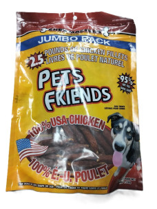 Ласощі для собак Pets Fkiends Сосиски з куркою 1кг