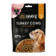 Лакомство Savory Puppy Coins With Turkey монетки с индейкой для щенков 100г