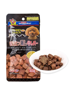 Лакомство Doggyman для собак говяжья печень на пару 30г