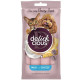 Ласощі Delickcious для котів крем-снек молоко з сиром 4х15г