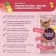Ласощі Delickcious для котів крем-снек курка з ананасом 4х15г