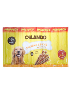 Лакомство ORLANDO МЕГАПАК палочки для собак с мясом птицы 16шт