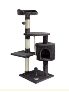 Игровой комплекс домик лежак дряпка когтеточка Happet 40х40х110 CT15