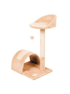 Когтеточка с диванчиком дряпка лежак для котов Д05 с аркой Природа