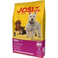 Полнорационный безглютеновый сухой корм Josera JosiDog Mini с мясом птицы для взрослых собак малых пород, 10 кг (Йозера)