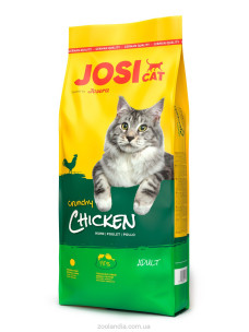 Повнораціонний сухий корм для кішок Josera JosiCat Crunchy Chicken з м'ясом домашньої птиці, 10 кг. (Йозера)