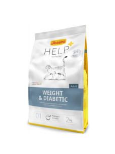 Дієтичний сухий корм Josera Help Cat Weight & Diabetic для котів з надмірною вагою та діабетом, 2 кг.