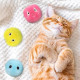 Игрушка Мяч электрический музыкальный светящийся МЕХ кошачья мята для котов