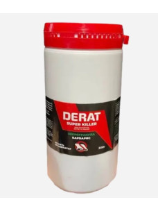 Дерат Супер Киллер яд от грызунов барбарис микрогранул в банке, 200г, Зооветпром