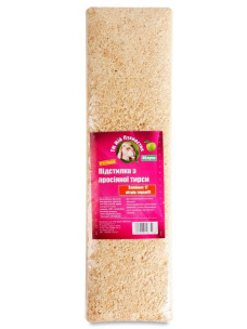 Опилки Мой Пушистик древесная подстилка прессованная, тирса 1 кг ЯБЛОКО