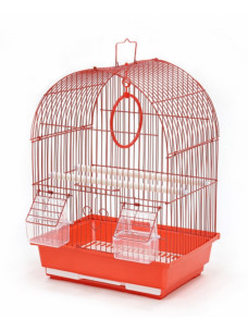 Клетка для птиц  A100 эмаль овальная 30х23х39 см Золотая Клетка