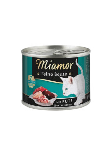 Консерва для кошек Miamor Feine Beute 185г беззерновая индейка