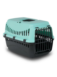 Переноска для животных MP Bergamo GIPSY 2 дверь пластиковая 58х38х38 см Blue