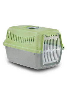 Переноска для животных MP Bergamo GIPSY 1 дверь пластик 46х31х32 см Light Green