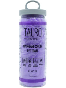 Полотенце для сушки и охлаждения животных Tauro Pro Line 64х43 см Фиолетовая (JOY63236)