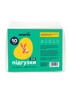 Подгузники для собак Smartis XXS для самок, 28х22 см, 10 шт