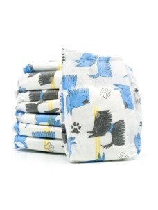 Памперсы MISOKO&CO XS 2-4кг 25-33см 12шт c поглощающим шаром д/собак (сучек)/щенков SHAMSK63050